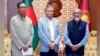 রাষ্ট্রপতি মোহাম্মদ সাহাবুদ্দিনের সঙ্গে সেক্টর কমান্ডারস ফোরামের কার্যকরী সভাপতি নুরুল আলম এবং মহাসচিব লেখক ও সাংবাদিক হারুন হাবীব