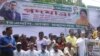 রাজধানী ঢাকার উত্তরার আব্দুল্লাহপুর থেকে যাত্রাবাড়ীর দিকে বিএনপির পদযাত্রা।