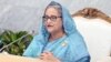 বাংলাদেশের প্রধানমন্ত্রী শেখ হাসিনা।
