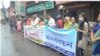 নারী ফুটবলারদের মারধরের প্রতিবাদে ও দোষীদের শাস্তির দাবিতে খুলনা প্রেস ক্লাবের সামনে মানববন্ধন করেছে বাংলাদেশ দলিত ও বঞ্চিত জনগোষ্ঠির অধিকার আন্দোলন, খুলনা।
