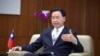 台湾外交部长吴钊燮在台北接受美联社采访。（2024年5月17日）