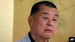 资料照 - 香港著名媒体人士、前香港壹传媒创办人黎智英。