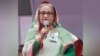 বাংলাদেশের প্রধানমন্ত্রী ও আওয়ামী লীগের সভানেত্রী শেখ হাসিনা।