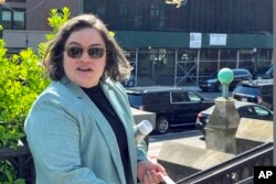 Kathleen Corradi was introduced as the city's first-ever citywide director of rodent mitigation, also known as the "rat czar," in New York, Wednesday, April 12, 2023.