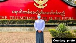 စစ်ကောင်စီအတွက် လက်နက်ပွဲစားဟု ယူဆထားပြီး Urban Owls အဖွဲ့က ပစ်မှတ်ထား တိုက်ခိုက်ခဲ့သူ ဉာဏ်လွင်အောင် (Photo from: Urban Owls' facebook)