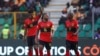 Gelson Dala (à g.) a marqué deux buts pour les Panthères noires contre la Namibie.