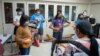 Students practice a traditional style of Thai music at the Department of Ethnomusicology of the traditional music and ritual of Thailand, UCLA. 