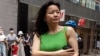 资料照：被中国当局拘押的澳籍华裔媒体人、中共央视英文频道CGTN主持人成蕾 （2020年8月12日）