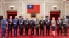 台湾总统蔡英文2022年4月15日在台北会晤到访的美国国会议员代表团。（照片来自台湾总统府网站）