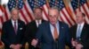 资料照：美国会参议院多数党领袖查克·舒默（Chuck Schumer）
