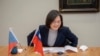 台湾总统府发布的照片显示，台湾总统蔡英文在与捷克当选总统帕维尔进行电话通话。 （2023年1月31日）