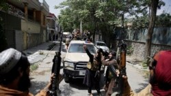 Taliban fighters patrol in Kabul, Afghanistan, Thursday, Aug. 19, 2021.