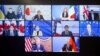 乌克兰总统泽连斯基通过视频参加G7领导人峰会（资料照：2023年12月6日）