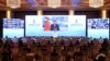 中国领导人习近平在北京主持召开“金砖五国”视频峰会。（2022年6月23日）