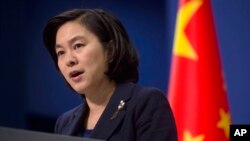 中国外交部发言人华春莹 （资料照片）