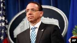 Deputy Attorney General Rod Rosenstein