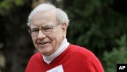 FILE - U.S. investor and philanthropist Warren Buffett