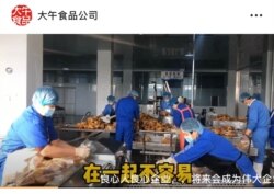 大午集团产品宣传视频截图。(大午集团）