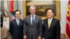 美日韩三国国家安全顾问2020年1月8日在白宫会晤（白宫照片）