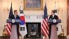 2022年6月13日，美国国务卿布林肯与到访的韩国外长朴振在国务院举行会谈，并在会后召开联合记者会。