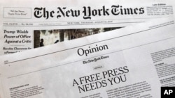 Newsrooms vs Trump