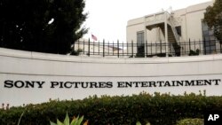 Sony Pictures Entertainment headquarters in Culver City, Calif. on Tuesday, Dec. 2, 2014.