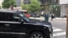 上海访民金月花5月10日成功拦截刘鹤车队。图片由拦车访民提供。