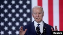 U.S. President Joe Biden visits Greensboro