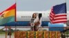 美国副总统卡马拉·哈里斯（Kamala Harris）2023年3月26日抵达西非国家加纳访问。（路透社）