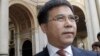 FILE - The then-chairman of the Bank of China, Liu Liange, arrives at a forum in Milan, Italy, on July 10, 2019. Liu has been expelled from the Chinese Communist Party after being accused of illegal activities and taking bribes.