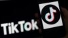 一张显示短视频应用TikTok标识的照片。