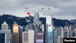 2022年7月1日为香港主权移交中国届满25周年，香港举行纪念庆祝活动。（资料照）