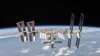 俄罗斯联盟号宇宙飞船2018年10月4日与国际空间站脱离后，宇航员从飞船上拍摄的国际空间站照片，