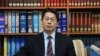 台湾外交部发言人李宪章 （美国之音记者杨明拍摄）