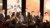 台湾立法院长王金平（左二），美国德州联邦众议员强森（左四）（美国之音杨明拍摄）