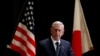 美国国防部长马蒂斯在日本东京的一个联合新闻发布会上（2017年2月4日）