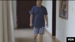 在押维权律师江天勇“被散步”