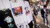 T-shirts depicting U.S. President Donald Trump and North Korean leader Kim Jong Un are displayed for sale in a tourist area in Hanoi, Vietnam, Tuesday, Feb. 26, 2019. 