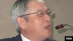 国民党籍立委林郁方(美国之音申华拍摄)
