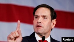 资料照片：佛罗里达州共和党籍联邦参议员马克·鲁比奥。