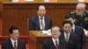 中国前国家主席江泽民10月9日出现在北京庆祝辛亥革命100周年大会上