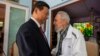 卡斯特罗与中国国家主席习近平