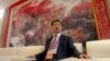 万达集团董事长王健林在青岛，准备参加青岛东方影都的启动典礼（2013年9月22日）