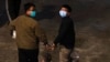 前香港众志秘书长黄之锋和主席林朗彦被判入狱后抵达荔枝角收押所。（2020年12月2日）
