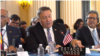美国国务卿蓬佩奥出席在华盛顿举行的第48届美洲国家组织大会。（2018年6月4日）