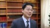 台湾外交部发言人李宪章 (美国之音杨明拍摄)