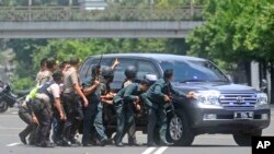 ประมวลภาพก่อการร้ายในกรุงจาการ์ต้า
