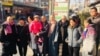 李文足等709家属削发抗议天津法院违法办案 (网络图片)