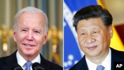 美国总统拜登与中国国家主席习近平